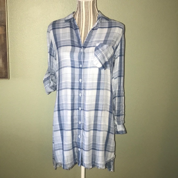 🔥Cloth & Stone, Anthropologie, plaid dress - Picture 3 of 8